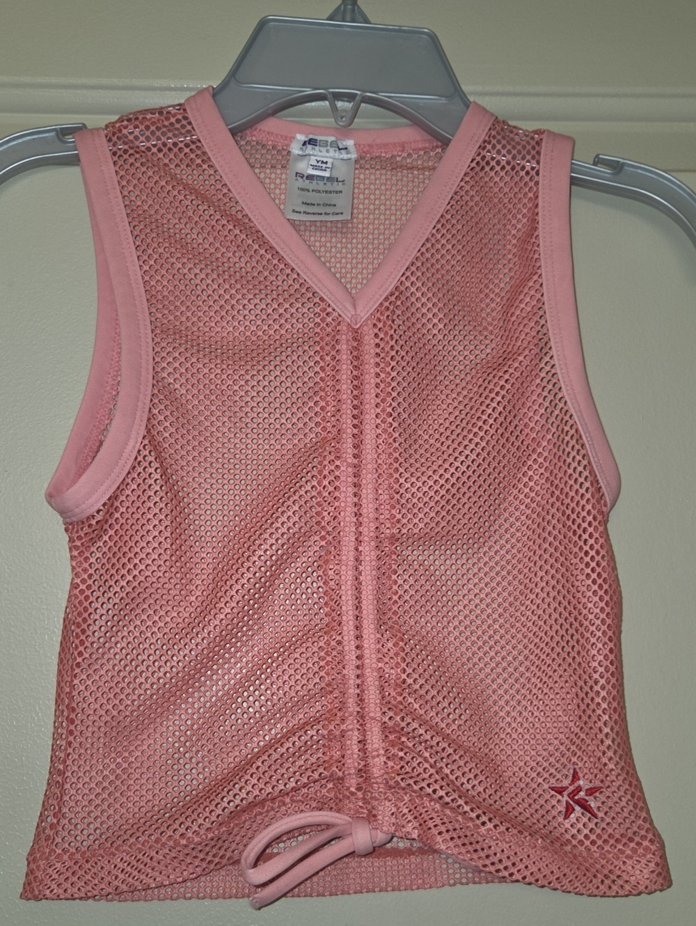 Kids Mesh One-Piece Vest - Pink